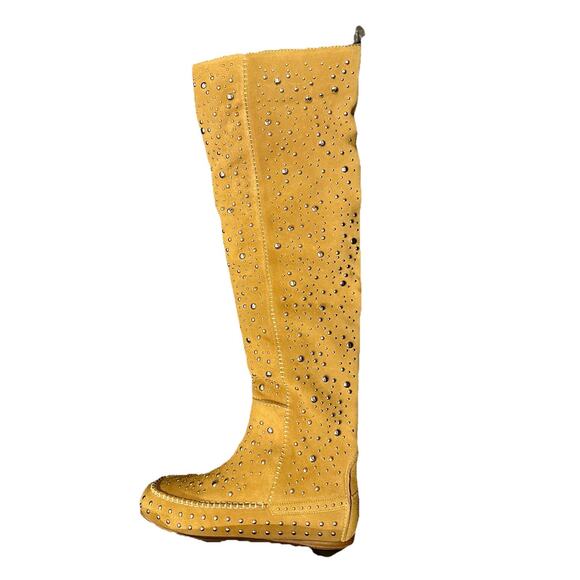 Zadig & Voltaire Dreamstuds Leather Studded Boots Size 40/US 9 $1198 - Picture 5 of 10
